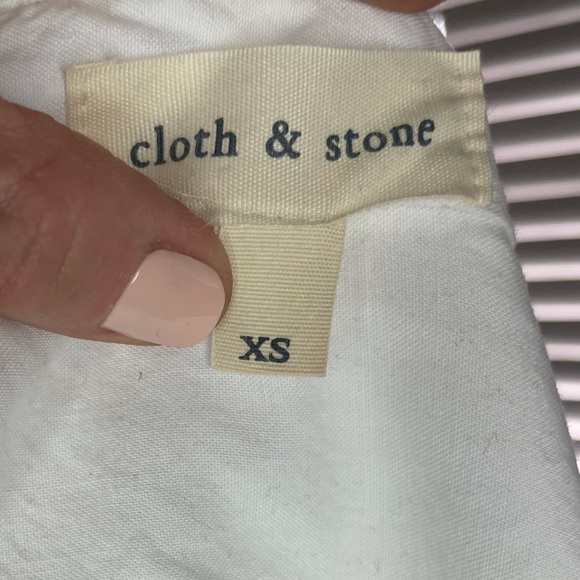 Cloth and stone white button up - Picture 4 of 4